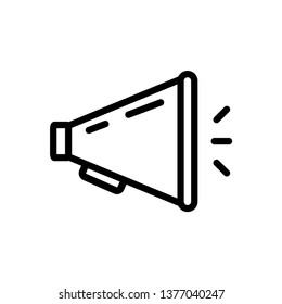megaphone icon vector modern