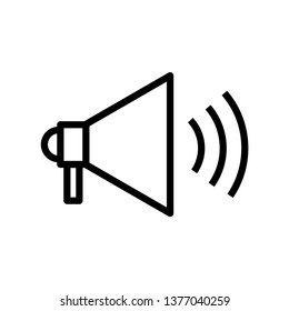 megaphone icon vector modern