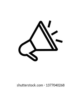 megaphone icon vector modern
