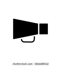 Megaphonsymbol, Vektorgrafik auf weißem Hintergrund