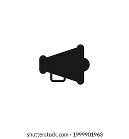 megaphone icon vector on a white background