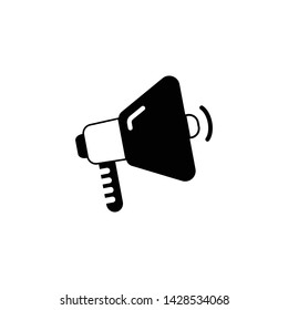 Megaphone icon vector. perfect Megaphone symbol. web site design and mobile design. white background.