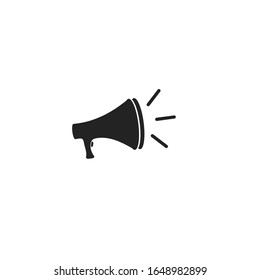 megaphone Icon vector sign isolated for graphic and web design. megaphone symbol template color editable on white background.