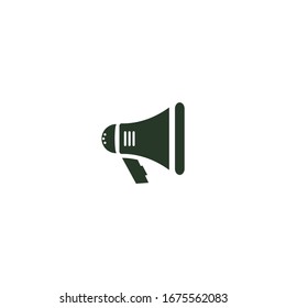 megaphone Icon vector sign isolated for graphic and web design. megaphone symbol template color editable on white background.