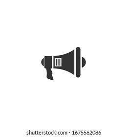 megaphone Icon vector sign isolated for graphic and web design. megaphone symbol template color editable on white background.