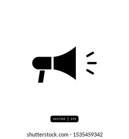 Megaphone Icon Vector - Sign and Symbol