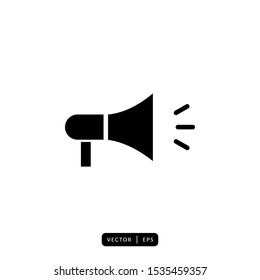 Megaphone Icon Vector - Sign and Symbol