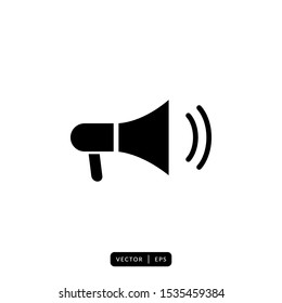 Megaphone Icon Vector - Sign and Symbol