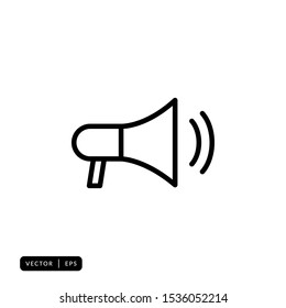Megaphone Icon Vector - Sign or Symbol