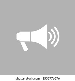 Megaphone icon vector. Speaker for announcement