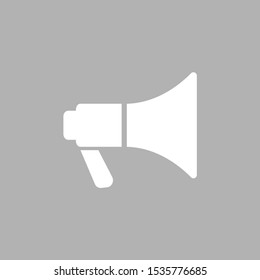 Megaphone icon vector. Speaker for announcement