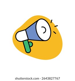 Megaphone Icon vector stock illustration
