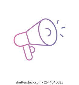 Megaphone Icon vector stock illustration