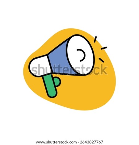 Megaphone Icon vector stock illustration