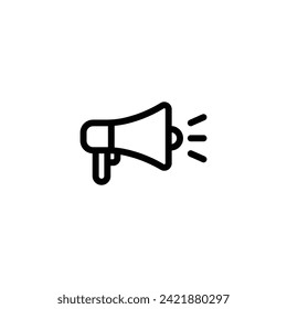 Megaphone Icon Vector. Megaphone symbol Icon