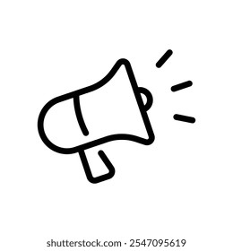 Megaphone icon. Vector symbol for business promotion product 