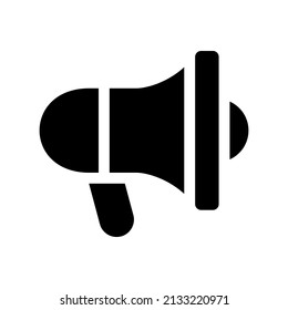 Ilustración del diseño del símbolo del vector Megaphone