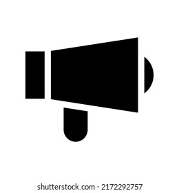 Ilustración del diseño del símbolo del vector Megaphone