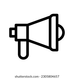 Ilustración del diseño del símbolo del vector Megaphone