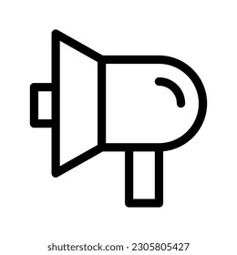 Ilustración del diseño del símbolo del vector Megaphone