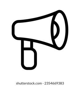 Design-Illustration des Megaphone-Symbols mit Vektorsymbol
