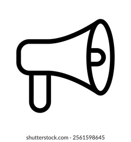 Megaphone Icon Vector Symbol Design Illustration