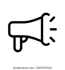 Megaphone Icon Vector Symbol Design Illustration