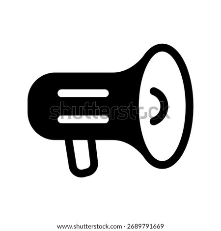 Megaphone Icon Vector Symbol Design Illustration