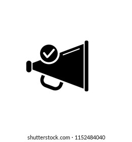 megaphone icon vector template