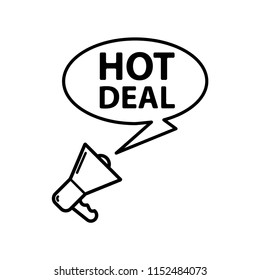 megaphone icon vector template