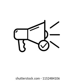 megaphone icon vector template