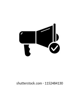megaphone icon vector template