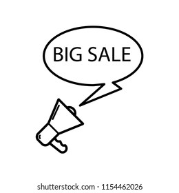 megaphone icon vector template