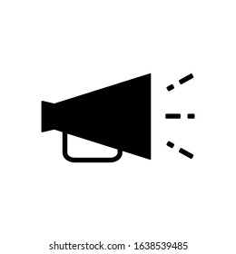 megaphone icon vector template illustration design