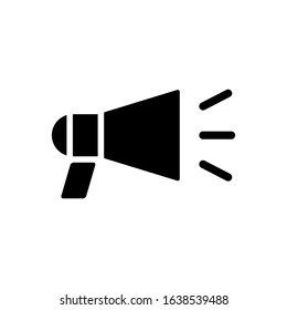 megaphone icon vector template illustration design