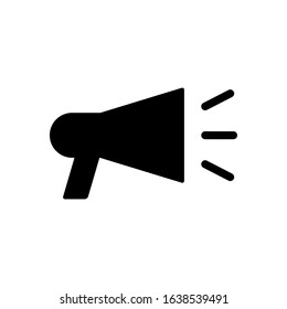 megaphone icon vector template illustration design