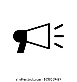 megaphone icon vector template illustration design