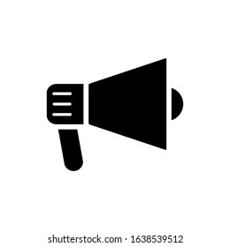 megaphone icon vector template illustration design