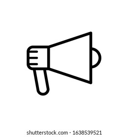megaphone icon vector template illustration design