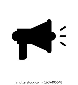 megaphone icon vector template illustration design