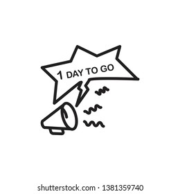 megaphone icon vector template trendy