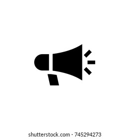 Megaphone Icon, Megaphone icon vector, in trendy flat style isolated on white background. Megaphone icon image, Megaphone icon illustration