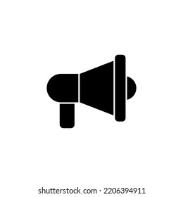 Megaphone icon vector for web and mobile app. Loudspeaker sign and symbol