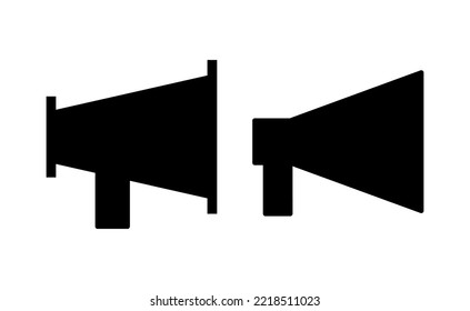 Megaphone icon vector for web and mobile app. Loudspeaker sign and symbol