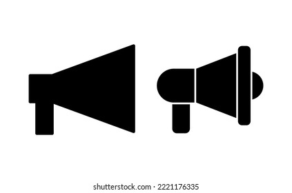 Megaphone icon vector for web and mobile app. Loudspeaker sign and symbol
