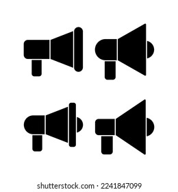 Megaphone icon vector for web and mobile app. Loudspeaker sign and symbol