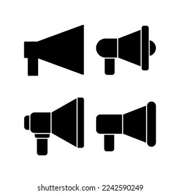 Megaphone Icon Vektorgrafik für Web- und mobile App. Lautsprecherzeichen und Symbol