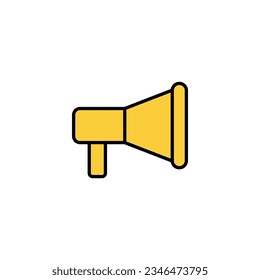 Megaphone icon vector for web and mobile app. Loudspeaker sign and symbol