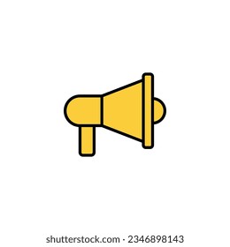 Megaphone icon vector for web and mobile app. Loudspeaker sign and symbol