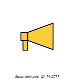 Megaphone icon vector for web and mobile app. Loudspeaker sign and symbol